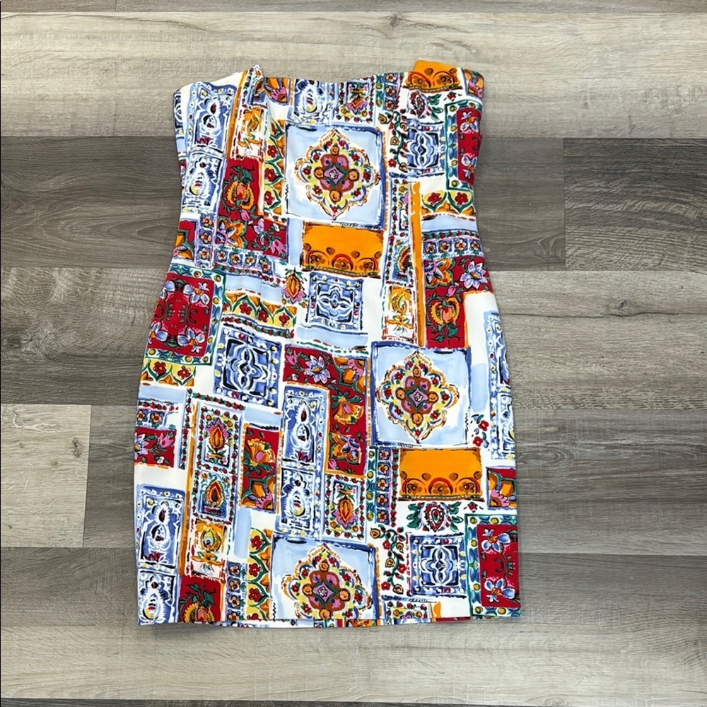 🌷David Meister Strapless Dress